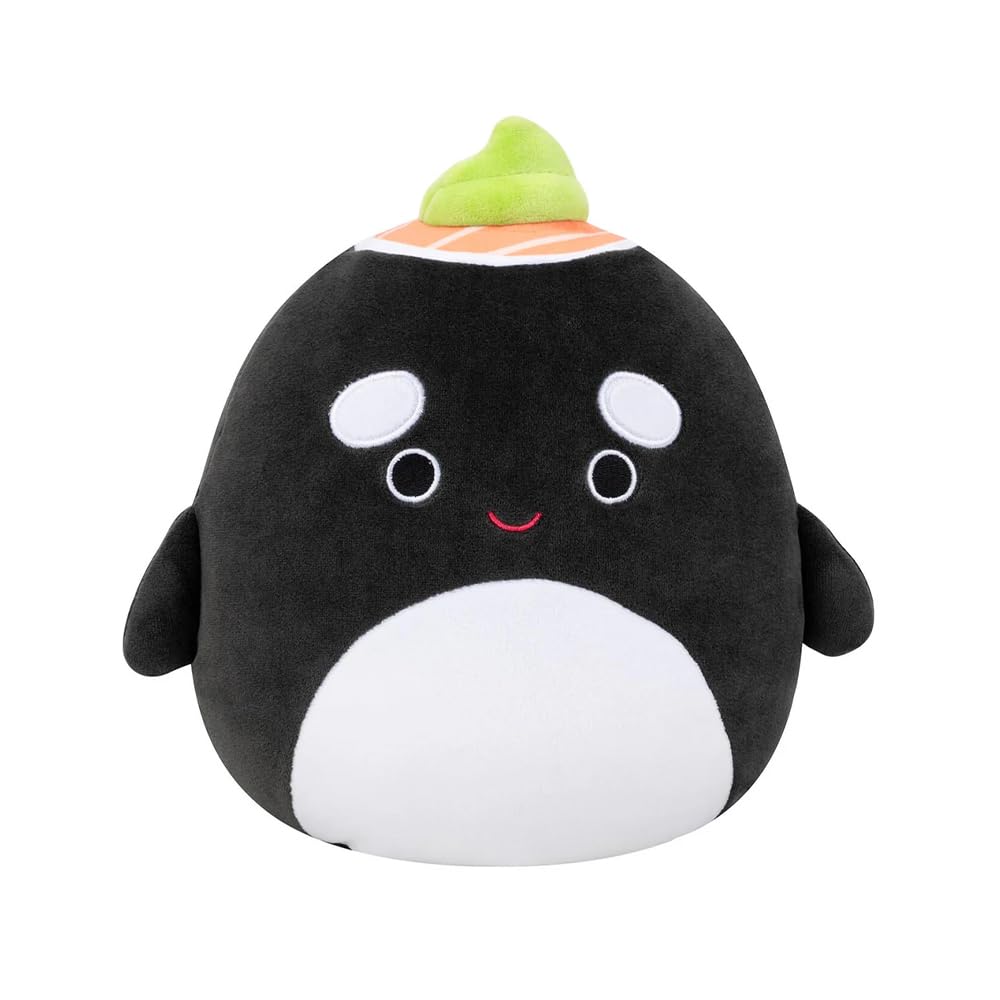 Jazwares Squishmallows - Core: Fusion Squad - The Black Sushi Orca Whale - Kai (12 Inch) (SQCR08854)