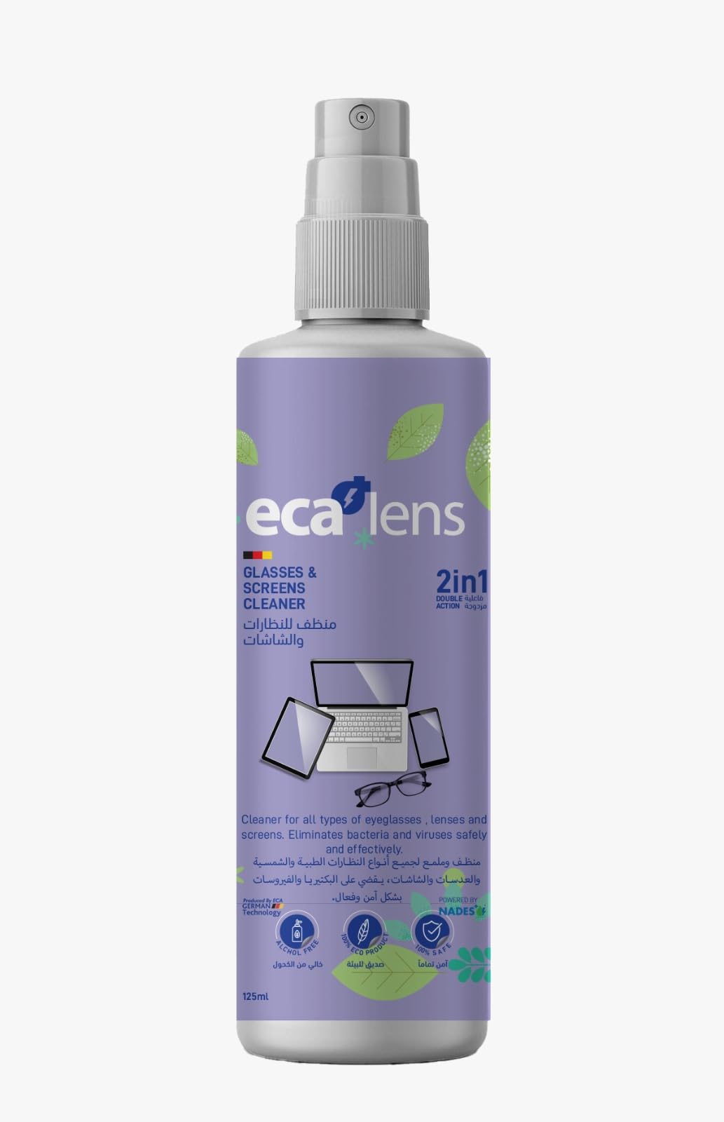 NADES eca lens - glasses&screens cleaner (125 ML)