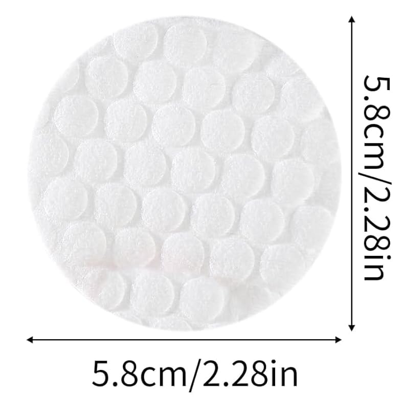 100% Pure Cotton Rounds for Face,100 Count Makeup Remover Pads Pearl Cotton Sheet,Hypoallergenic, Lint-Free,For Sensitive Skin Beauty and Personal Care,Pack of 100 Cotton Pads