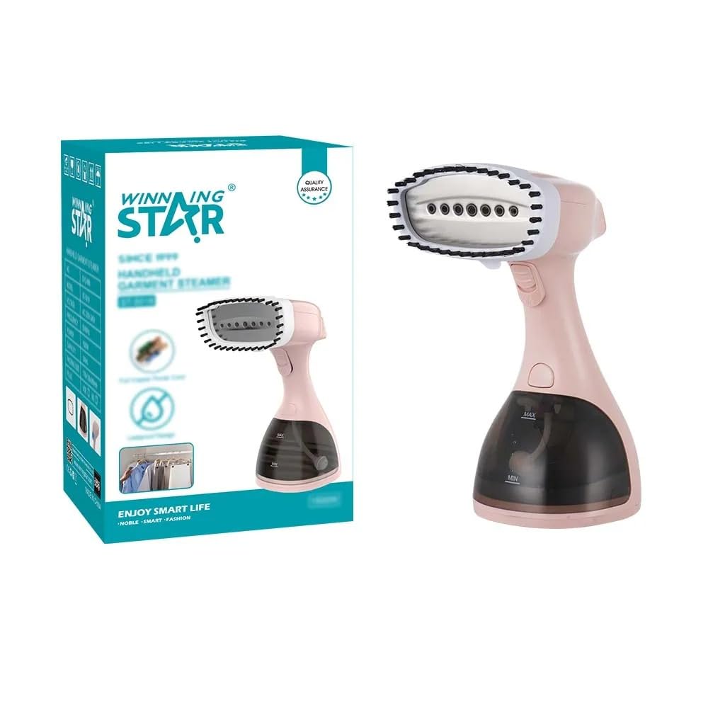 Winning Star ST-5019 1500W Handheld Garment Steaming Iron, Pink