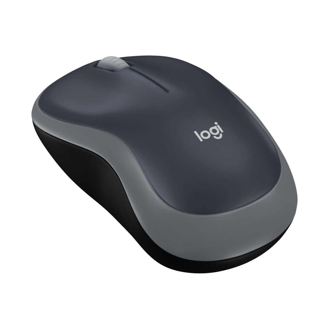 Logitech M185 Wireless Mouse, 2.4GHz with USB Mini Receiver, 12-Month Battery Life, 1000 DPI Optical Tracking, Ambidextrous PC/Mac/Laptop - Swift Gray