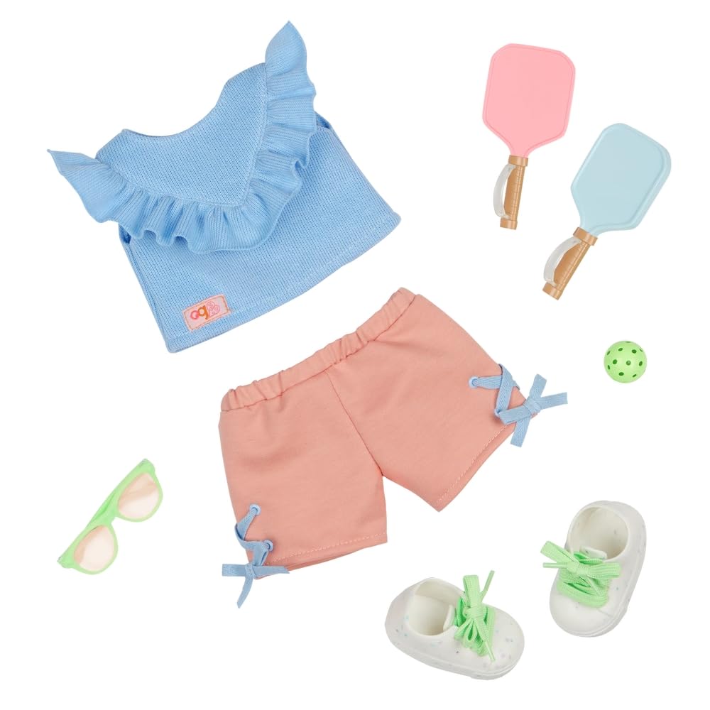 Our Generation Outfit OG - Serve with Love - Pickle Ball Suit for 18 Inch Doll