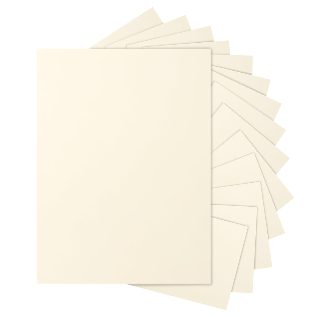 Silunkia 28 Sheets Cream Cardstock 8.5 x 11 Off White Paper, 250gsm/92lb Thick Ivory Card Stock Printer Paper for DIY Cards, Business Cards, Invitations, Menus, Certificates, School Crafting