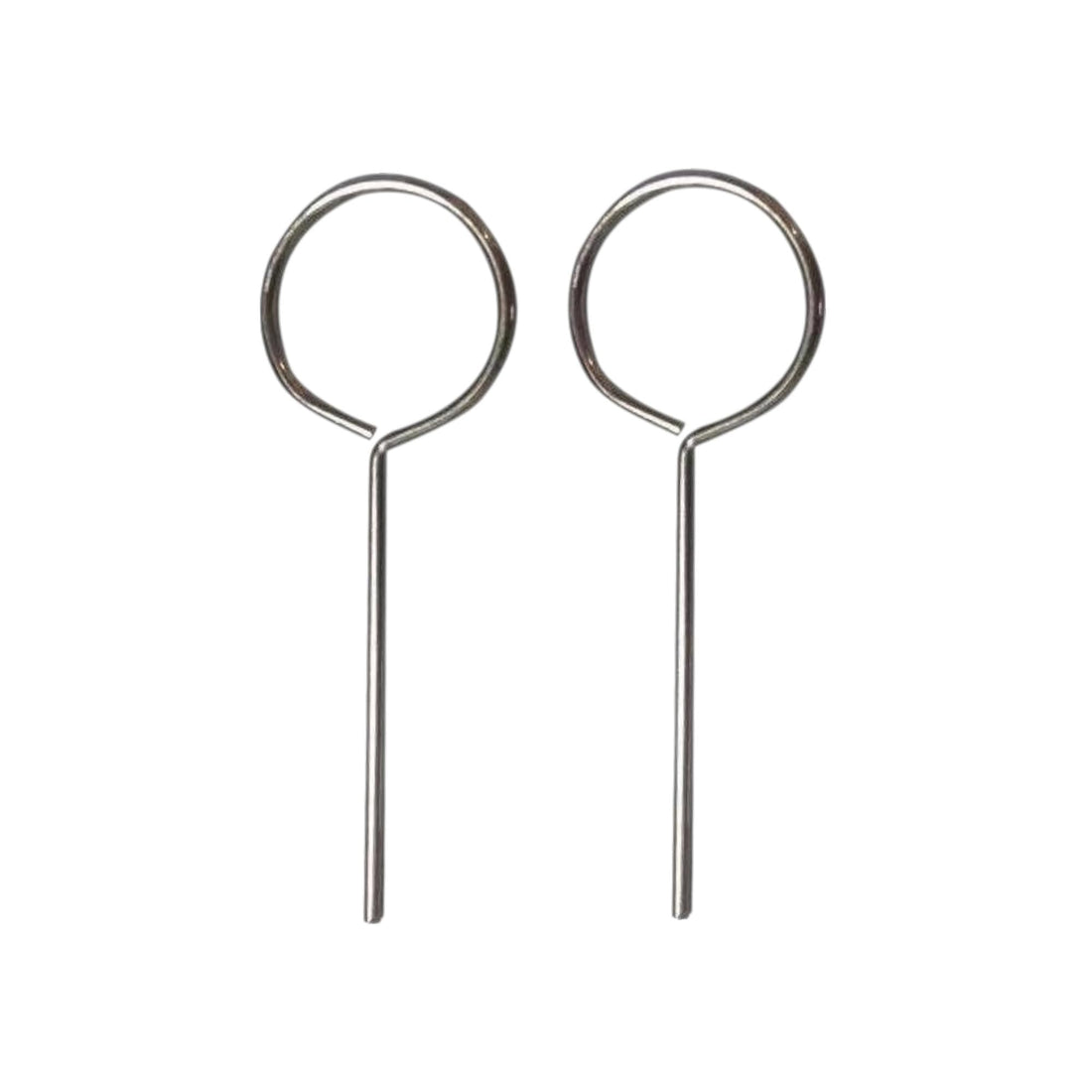 Pack of 2 Pic Stainless Steel SIM Card Tray Ejector Pin Tool – Ring-Head Design for Smartphones, Routers, Mobile Hotspots – Universal Compatibility (Silver, Pieces)