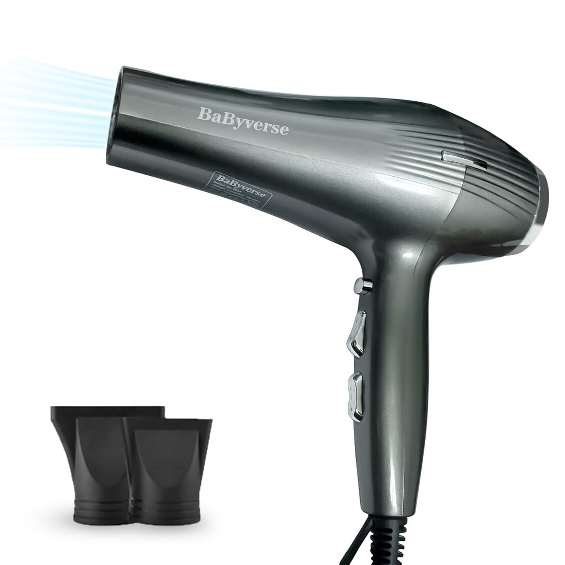 Hair Dryer 7500W Ionic Quick Drying Hot & Cold Air Professional Blow Dryer with 3 Temperature Levels Multi-Speed Settings Overheat Protection Model BA-6634