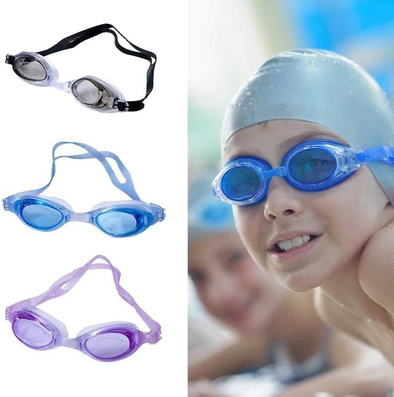 Get ready for adventure: Kids swimming goggles for an unforgettable experience with the TRUE FIT® Adult Kids Swimming Goggles, Anti-fog, UV Protection, No Leakage, Clear Vision