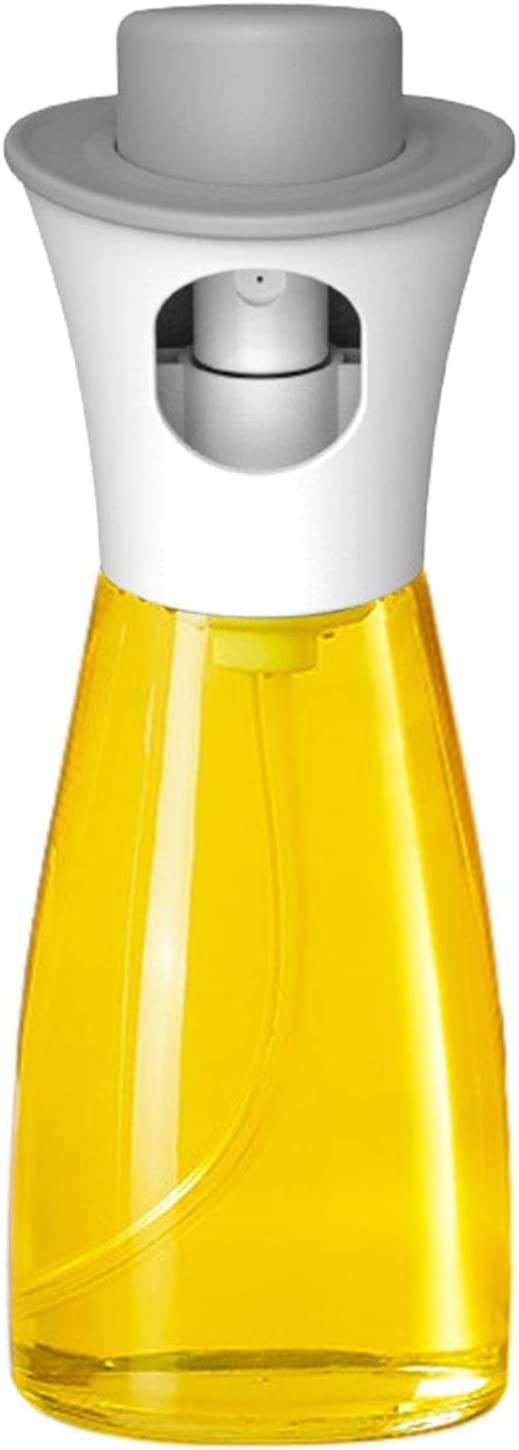 180ml Food Oil Sprayer,Oil Sprayer for Air Fryer,Salad and Barbecue,Oil Bottle Sprayer and Olive Oil for Food,Kitchen Tools for BBQ Roasting Kitchen (Grey, 2)