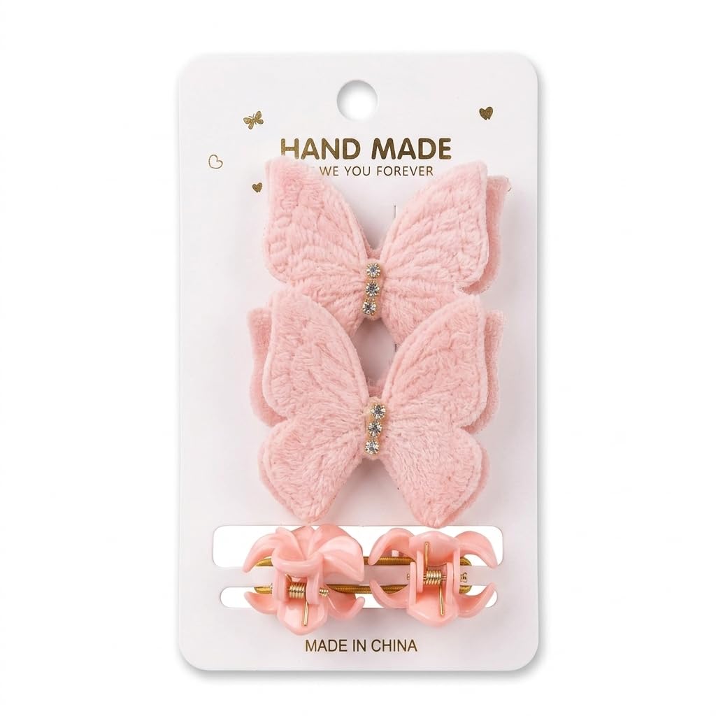 Catch Up Hair Accessories Set for Women & Girls – 2 Hair Clips & 1 Claw Clip Mixed Set, Strong Hold Non-Slip Design, Lightweight Stylish Daily Hair Accessories for Easy Styling