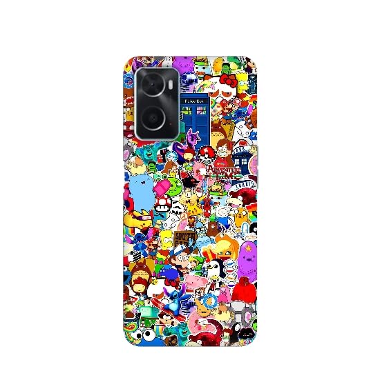2 New Design No of Diamond Silicone Printed mobile case compatible with Oppo A76