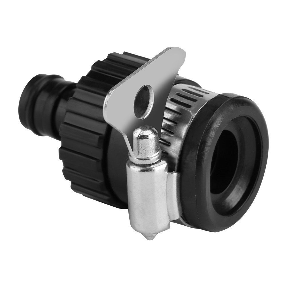 Fdit Tap Connector Universal Adjustable Adapter Hose Pipe Fitting for Kitchen Gardening Car Washing Cleaning