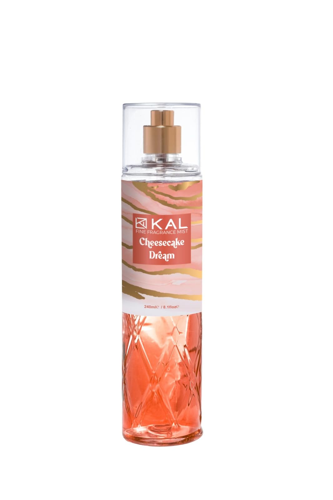 Kaline Cheesecake Dream Fragrance Mist, 240 ml, Almond Blossom, Vanilla, Caramelized Sugar, Long-lasting, Hydrating