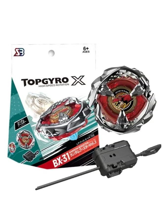 BattleKid Bey-BladeX BX-31 DRAN Brave S6-60V Xtreme Gear X-Series Bey Set with Strong Winder Launcher – High -Speed Spinning Top for Exciting Battles and Competitive Play
