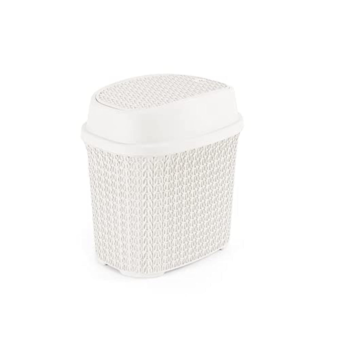 El Helal & Star | Trash Swing Bin Palm White
