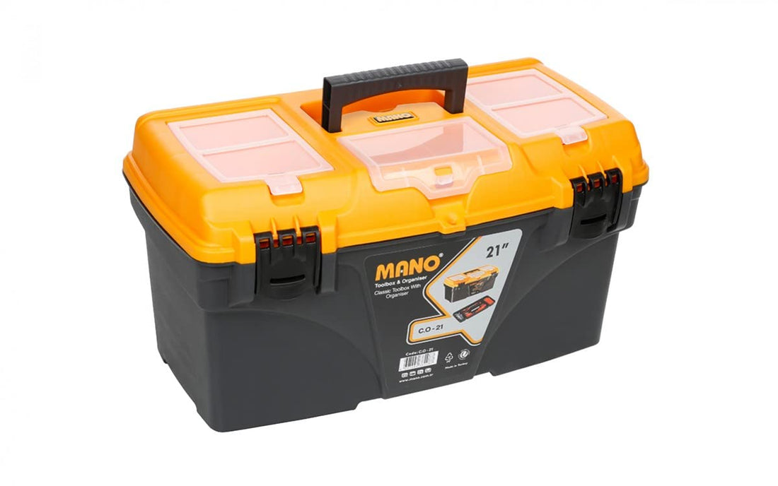 Mano Classic toolboxes with organizer 21'' - 535mm*291mm*280mm mano c.o-21 turkey
