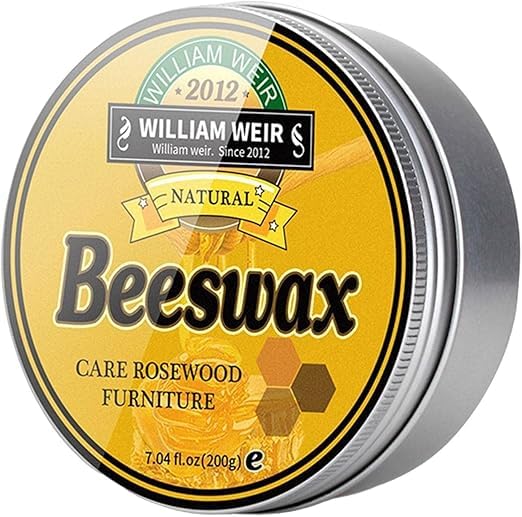 Wood Polishing/Beeswax Wood Polishing/Natural Beeswax for Cleaning and Polishing Renewal Furniture and Wood - for Wooden Door, Tables, Chairs and Floors Pack of 200g