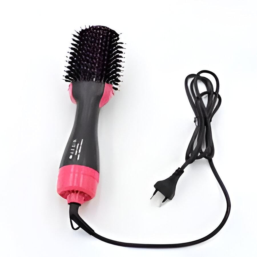 Electric Hair Dryer Brush - 1200W 3-in-1 Styling Tool for Drying, Straightening, and Volumizing Hair with Smooth Heat Distribution