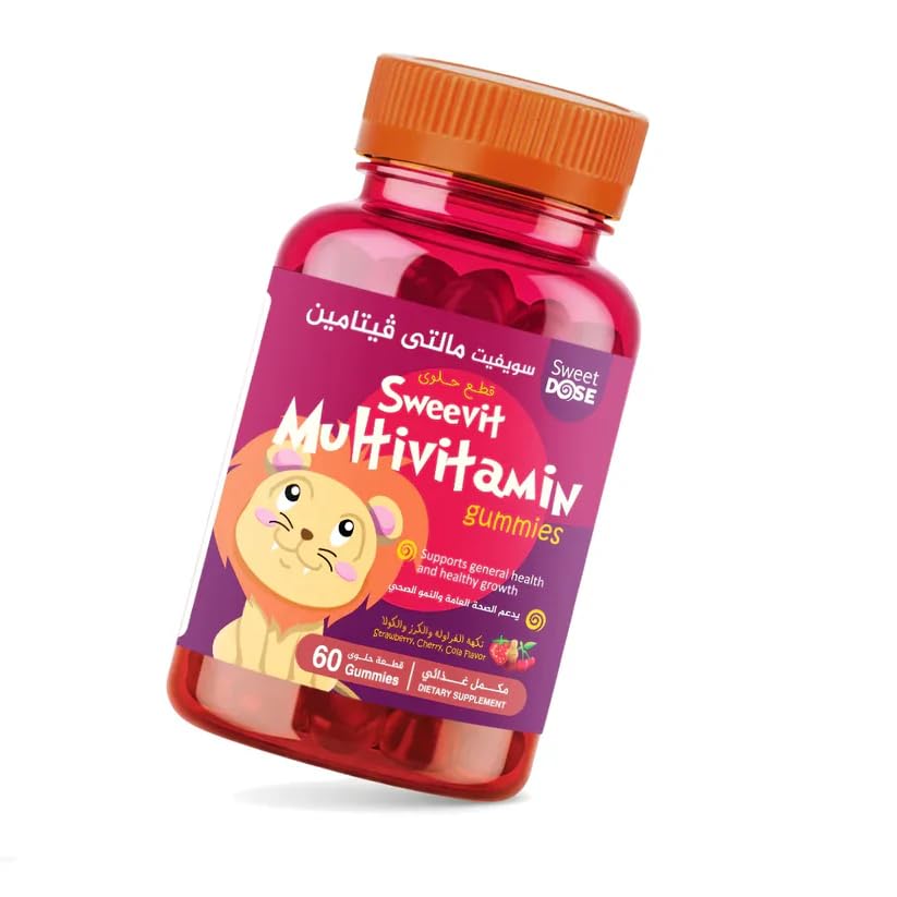 Sweet Dose Sweevit Multivitamin Gummies, Supports Energy and Immunity, Daily Wellness Supplement - 60 Gummies