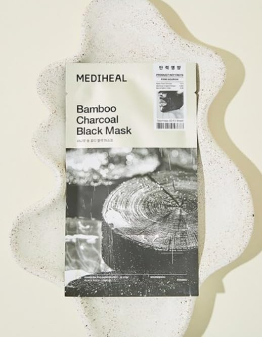 Bamboo Charcoal Black korean Mask Sheet for Deep Pore Care