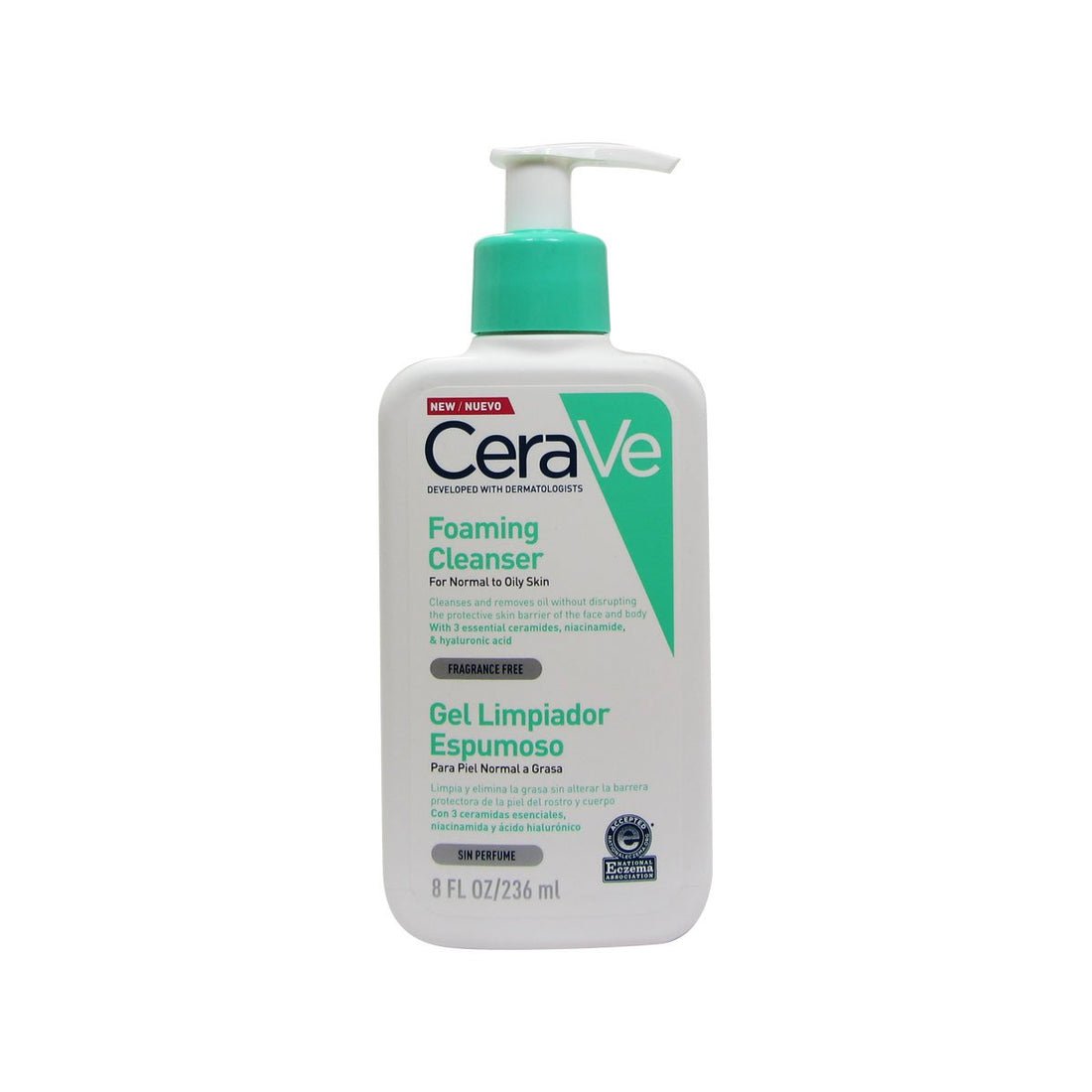 Cerave Moisturizing Cleansing Foam 8.1 fl oz (236 ml)