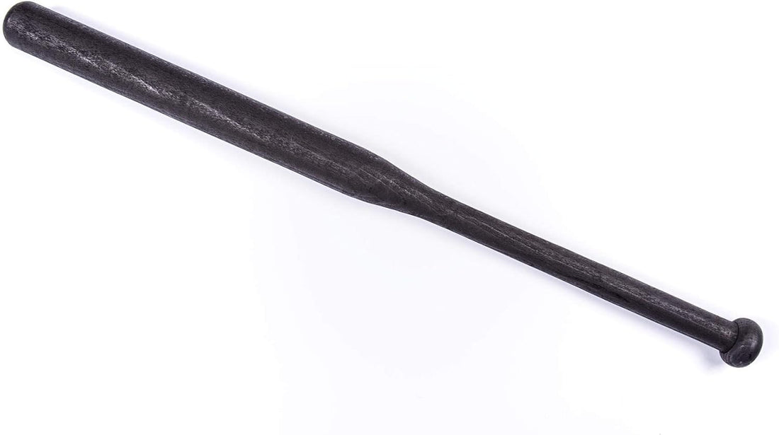Wooden Baseball Bat - Black - 80 cm