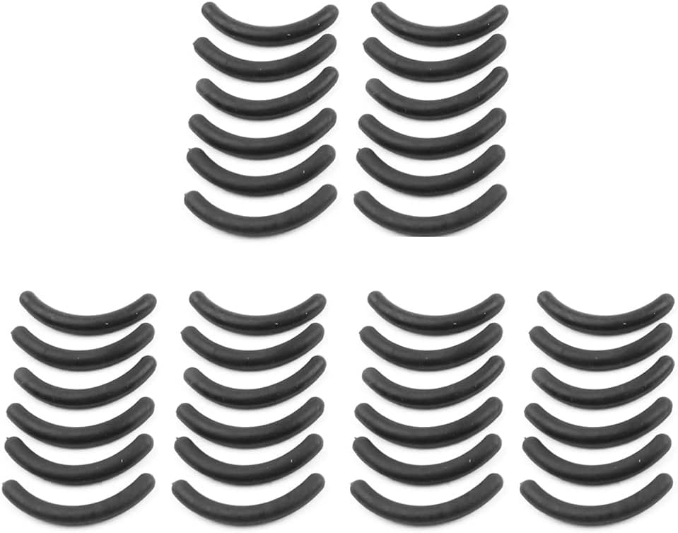 36 Pcs Black Eyelash Curler Replacement Pads,Rubber Makeup Tool Eyelash Curler Replacement Pads for Lady,Makeup Brushes and Tools