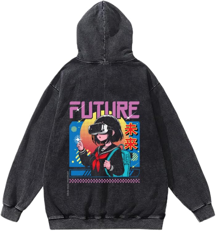 FUTURE Hoodie washed Back