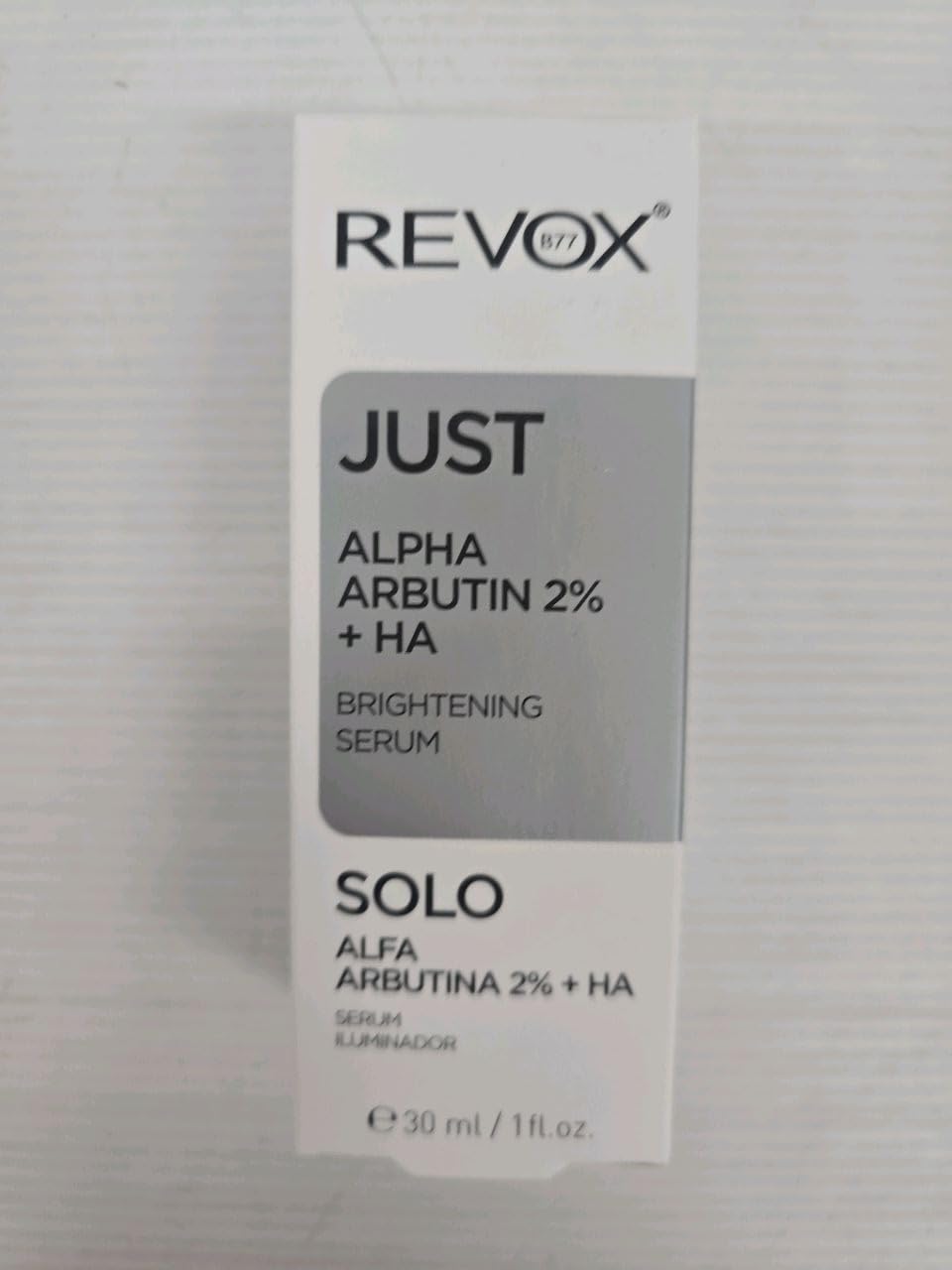 Revox Just Alpha Arbutin + HA Brightening Face Serum 30ml