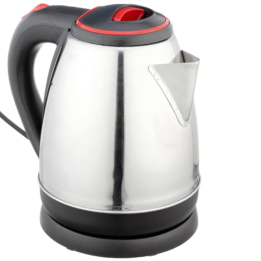 FLAMNGO Stainless Steel Electric Kettle 1.5 Liter Silver