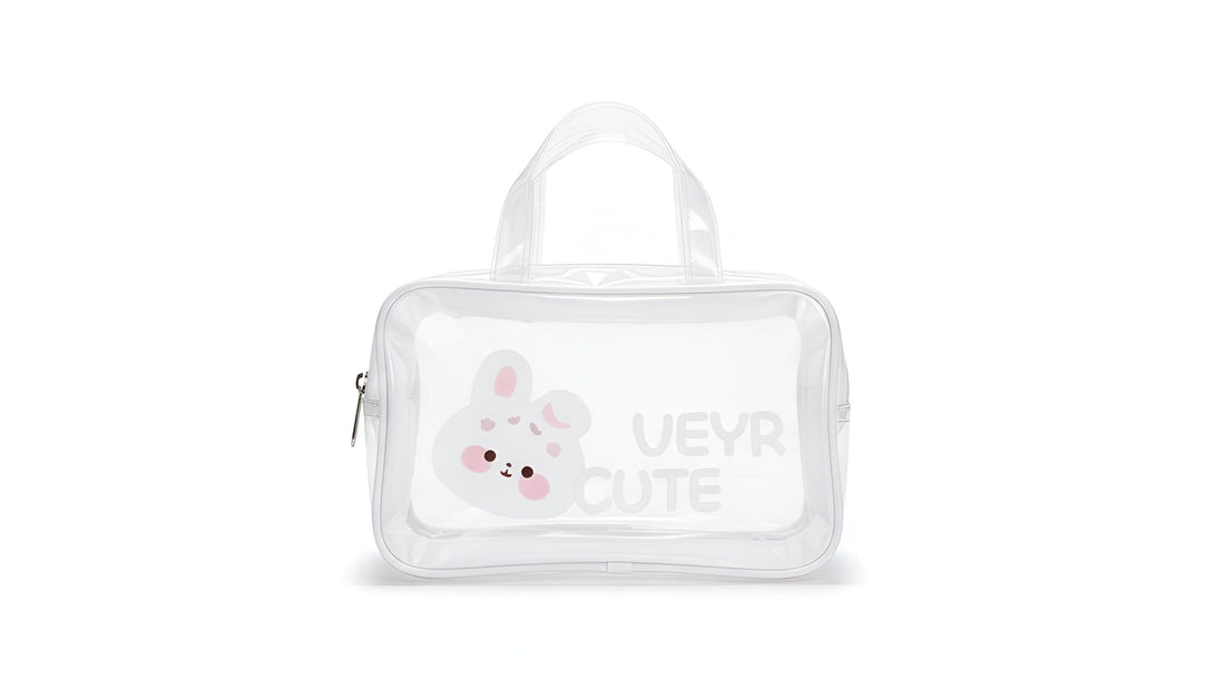 Cute Printed Organizer - 3-Piece Handbag Set with Clear Front, Easy to Carry, Perfect for Work and Travel (model 5)