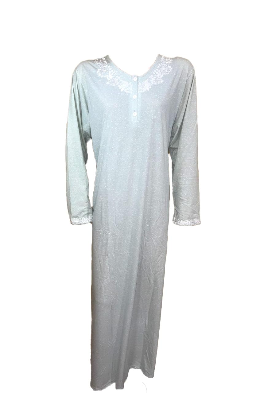 9Street Corner Cotton Soft Sleeve Summer Abaya for Women and Girls Code A1004