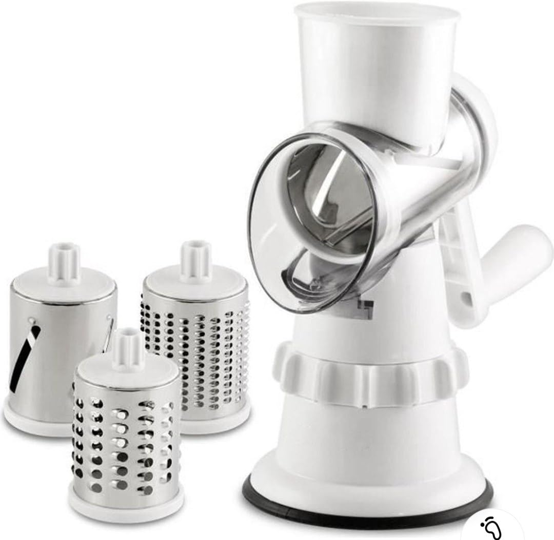 3-in-1 Manual Vegetable Slicer & Grater - Super Lux Material AC