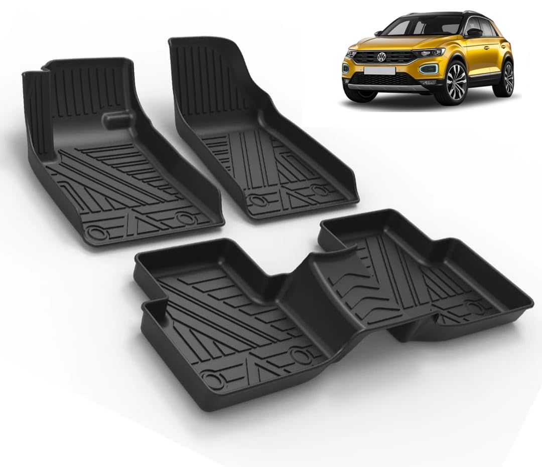 دواسات سيارة فوولكس تي روك فائقه الجوده V0lks t-roc premium TPE mats