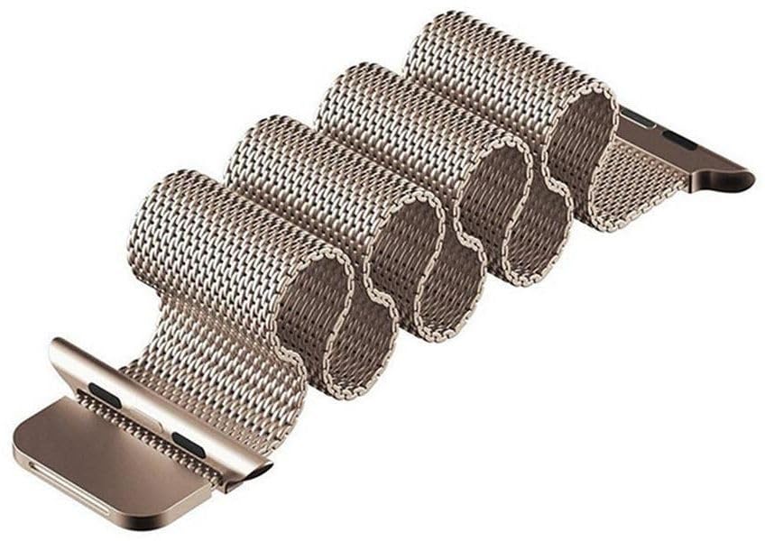Bukela Apple Metal Stainless Steel Bands Milanese Mesh Loop Compatible with Watch Band Ultra 2 Ultra 49mm 46mm 45mm 44mm Men Women Adjustable Strap for iWatch SE Series 10 9 8 7 6 5 4