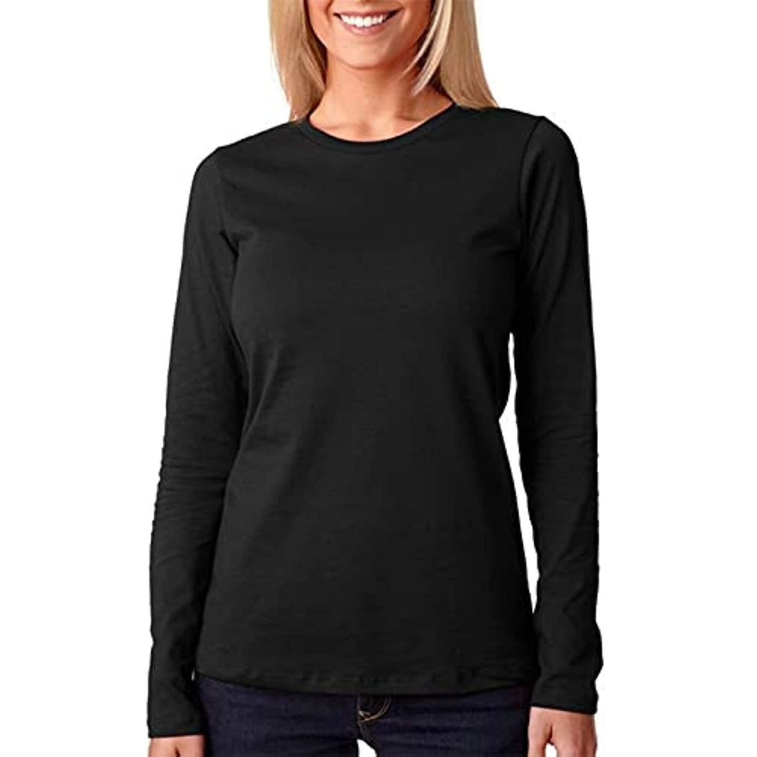 Print Online Round Neck T-Shirt For Women - 2724530534665