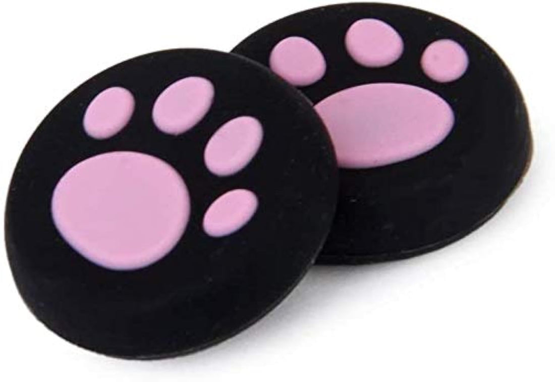 Analog Stick Thumbstick Grips Joystick Cap (Pink Paw) - 2 Pieces