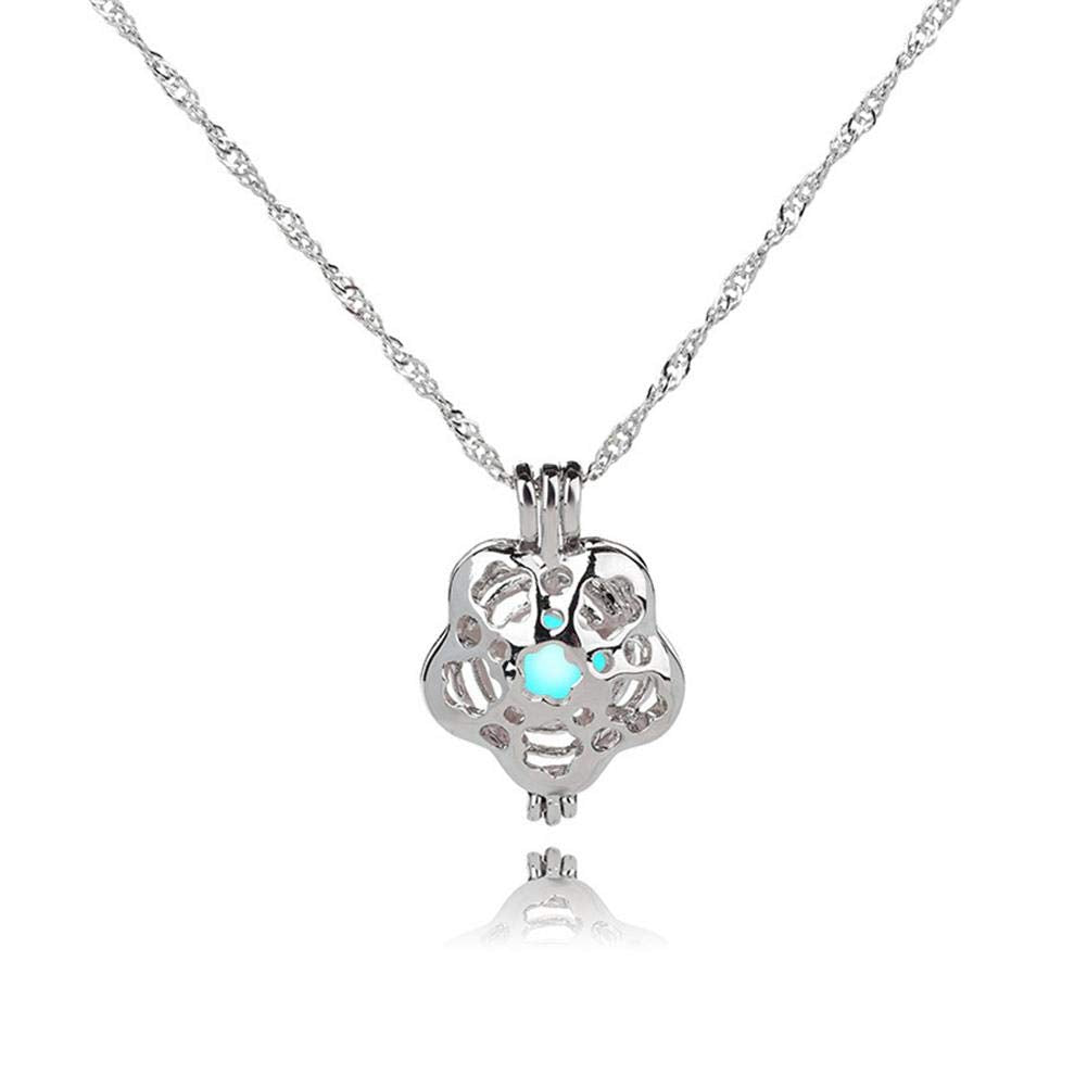 Necklace Flower Luminous - Glow in the Dark