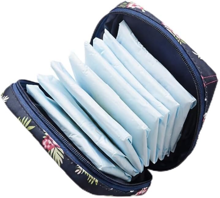 Portable Waterproof Makeup Bag for Women - Small Cosmetic Organizer Case for Handbag and Travel Use - Multi Purpose Storage Pouch for Everyday Essentials