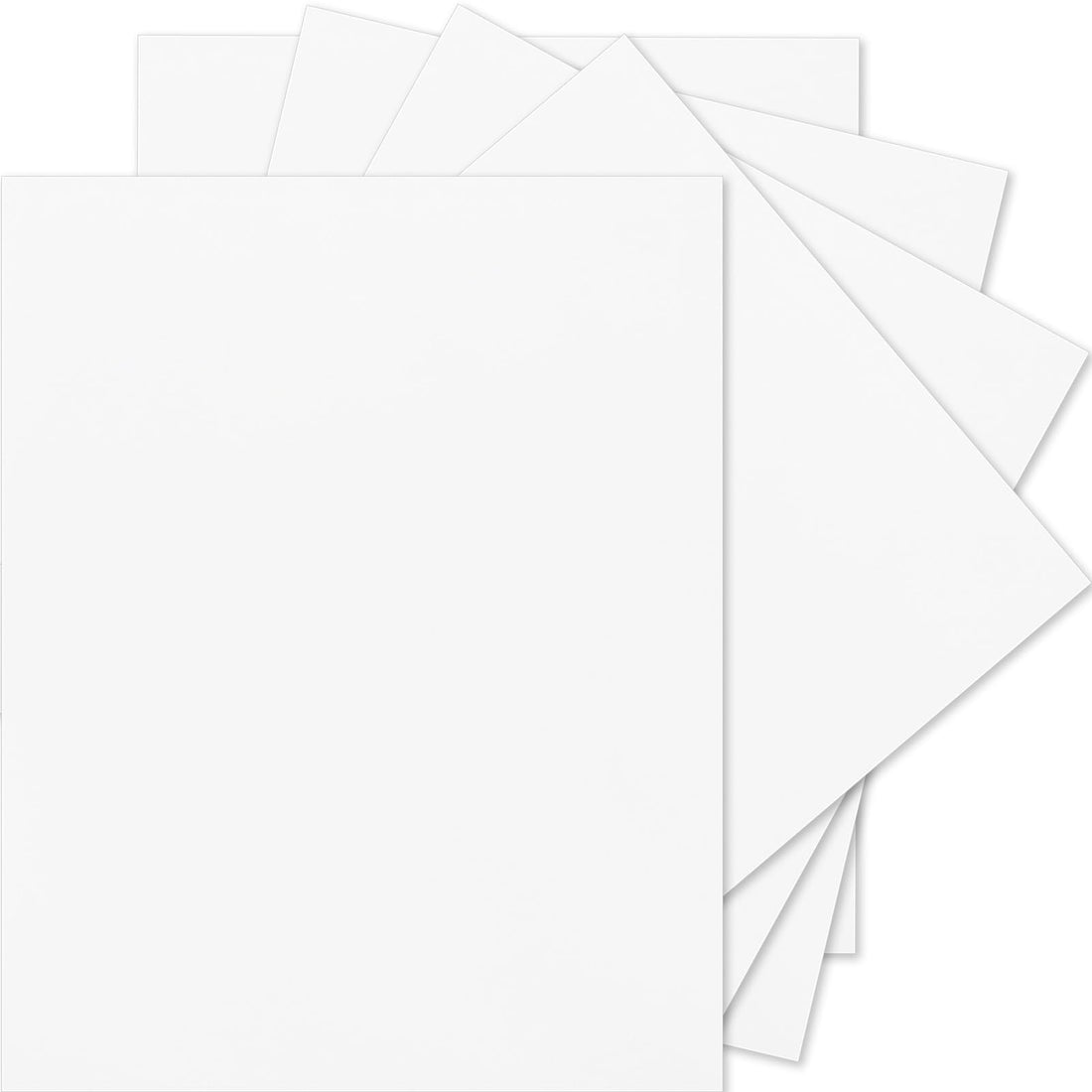25 Sheets White Cardstock Paper 8.5 x 11 inches, 250 GSM/92 lb Thick Card Stock Paper White Construction Paper for DIY Cards, Cardstock Printer Paper Scrapbook Paper Cardboard Paper for Crafts