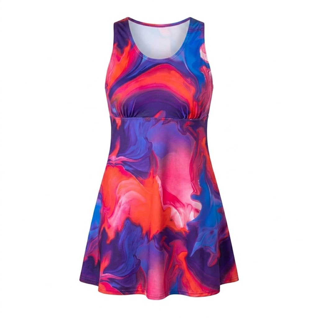Waterproof Women's Swimsuit Dress – Quick Dry Elastic Material with Comfortable Design - Perfect for Sea, Pools and Summer Activities DR.21