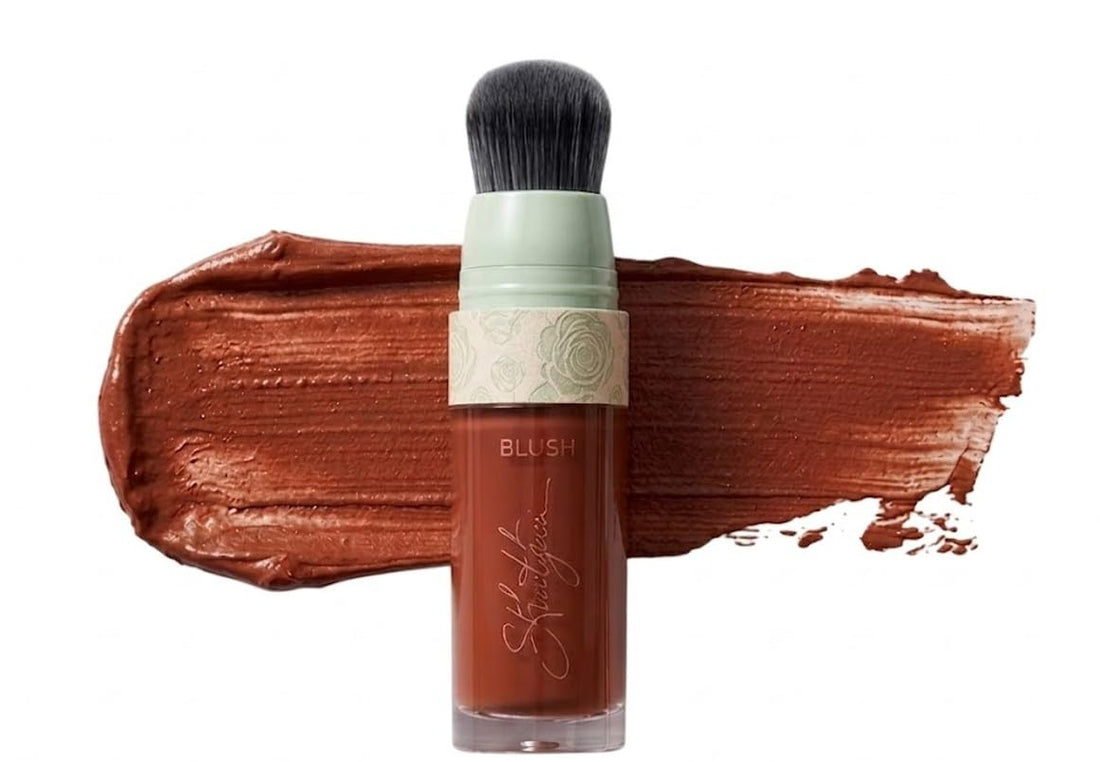 Blush LIQUID, Blushers for Cheeks Make up, Waterproof Cream Blush Stick with Brush, Easy Application, Shimmery, Blends Perfectly to Skin (AVALON)