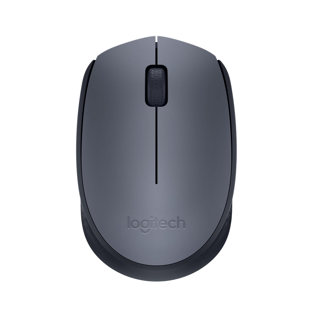 Logitech M170 Wireless Mouse, 2.4 GHz with USB Nano Receiver, Optical Tracking, 12-Months Battery Life, Ambidextrous, PC/Mac/Laptop - Grey