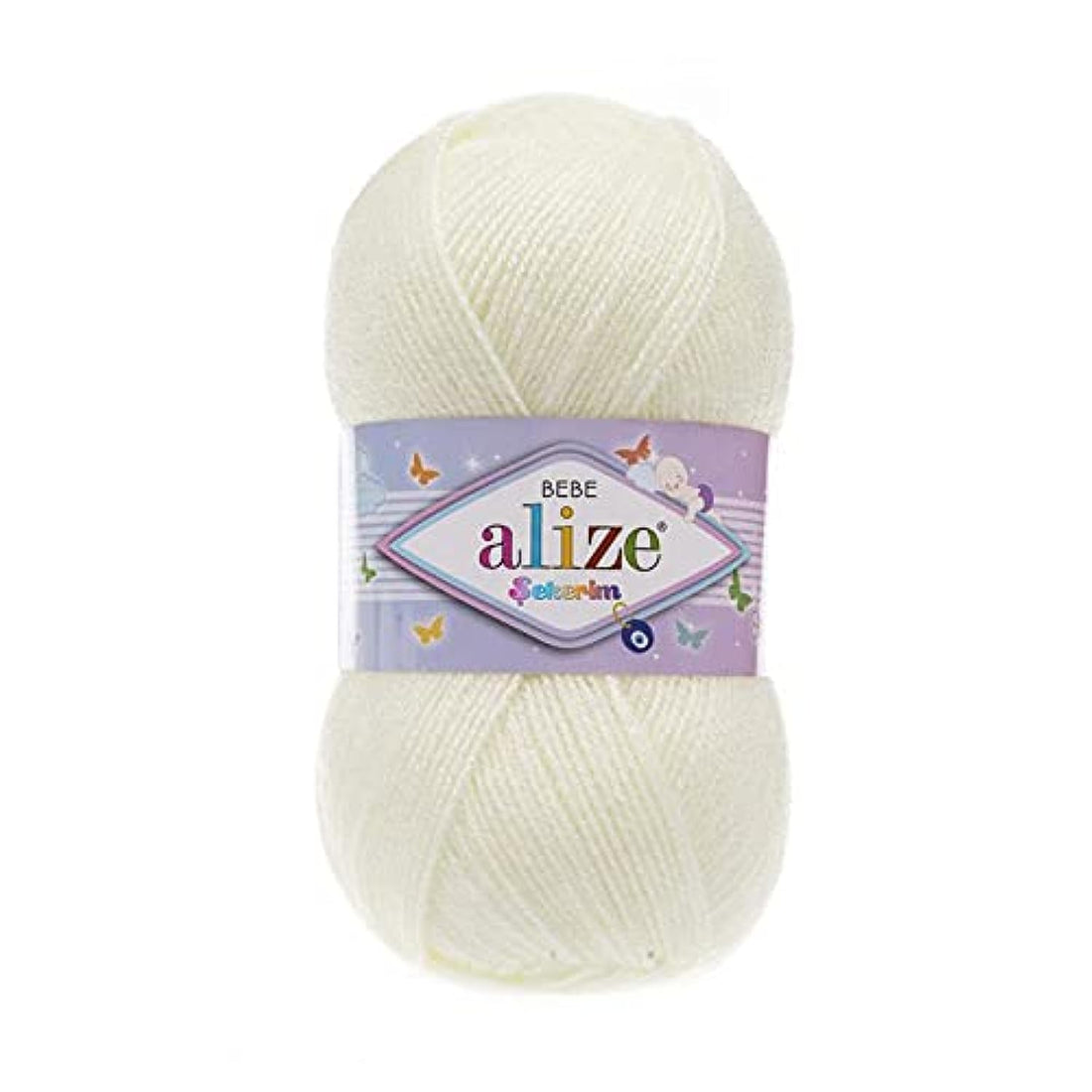 Alize SEKERIM BEBE Cream 1 - Crochet and Knitting Yarn