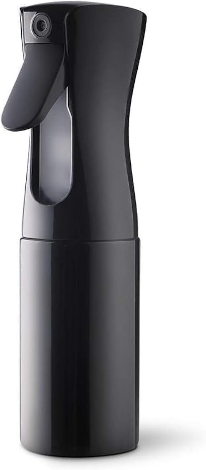 Continuous Water Spray Bottles for Hair 200ml Refillable Plastic Mist Sprayers, Smooth Fine Spray with Comfortable Trigger for Styling, Cleaning, Plants, Salon & Home Use (Multicolor) (1)