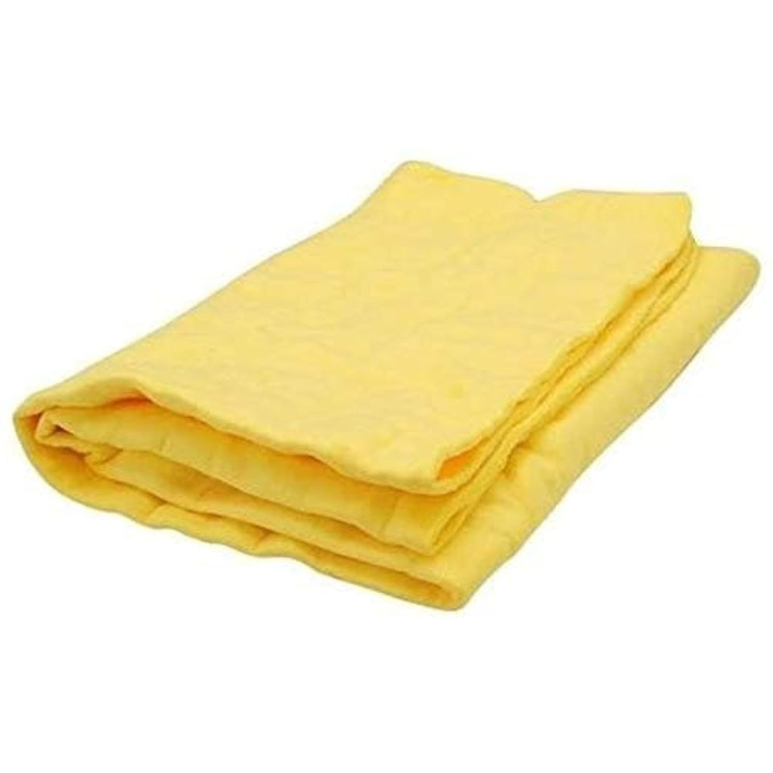 clean cham Magic Chamois Leather Car Furniture Cleaning Towel (43cmx32cm, Yellow)