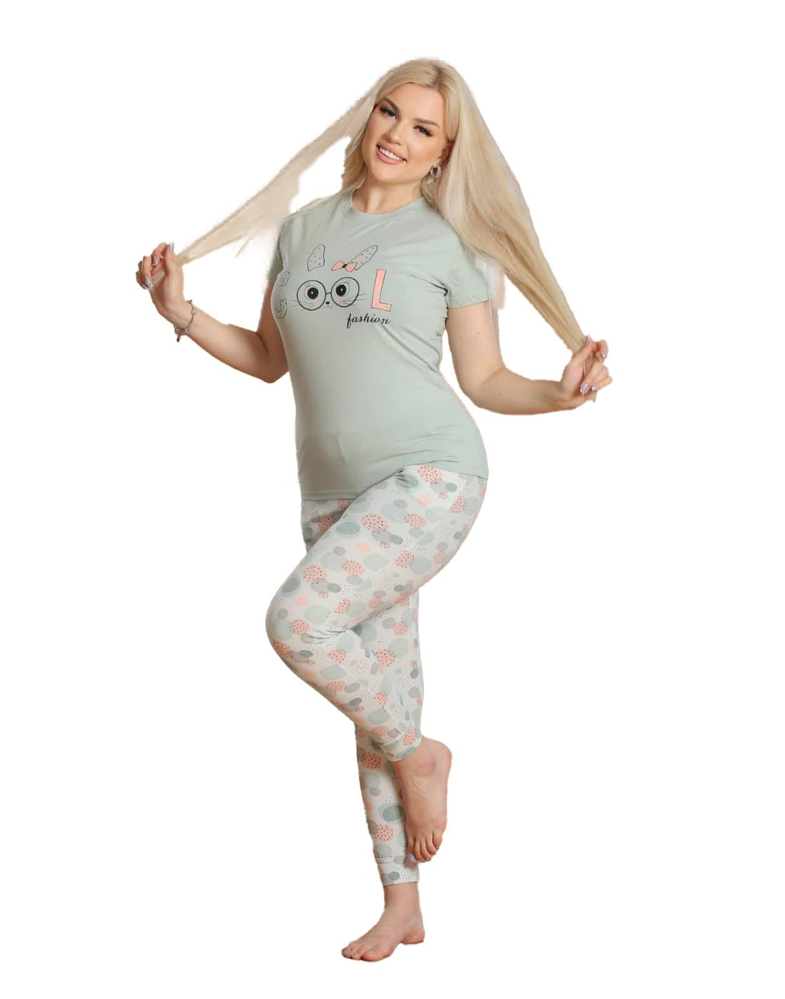 Summer Pajamas Soft Cotton Very Comfortable For Women And Girls - Code 6014 From 9Street Corner