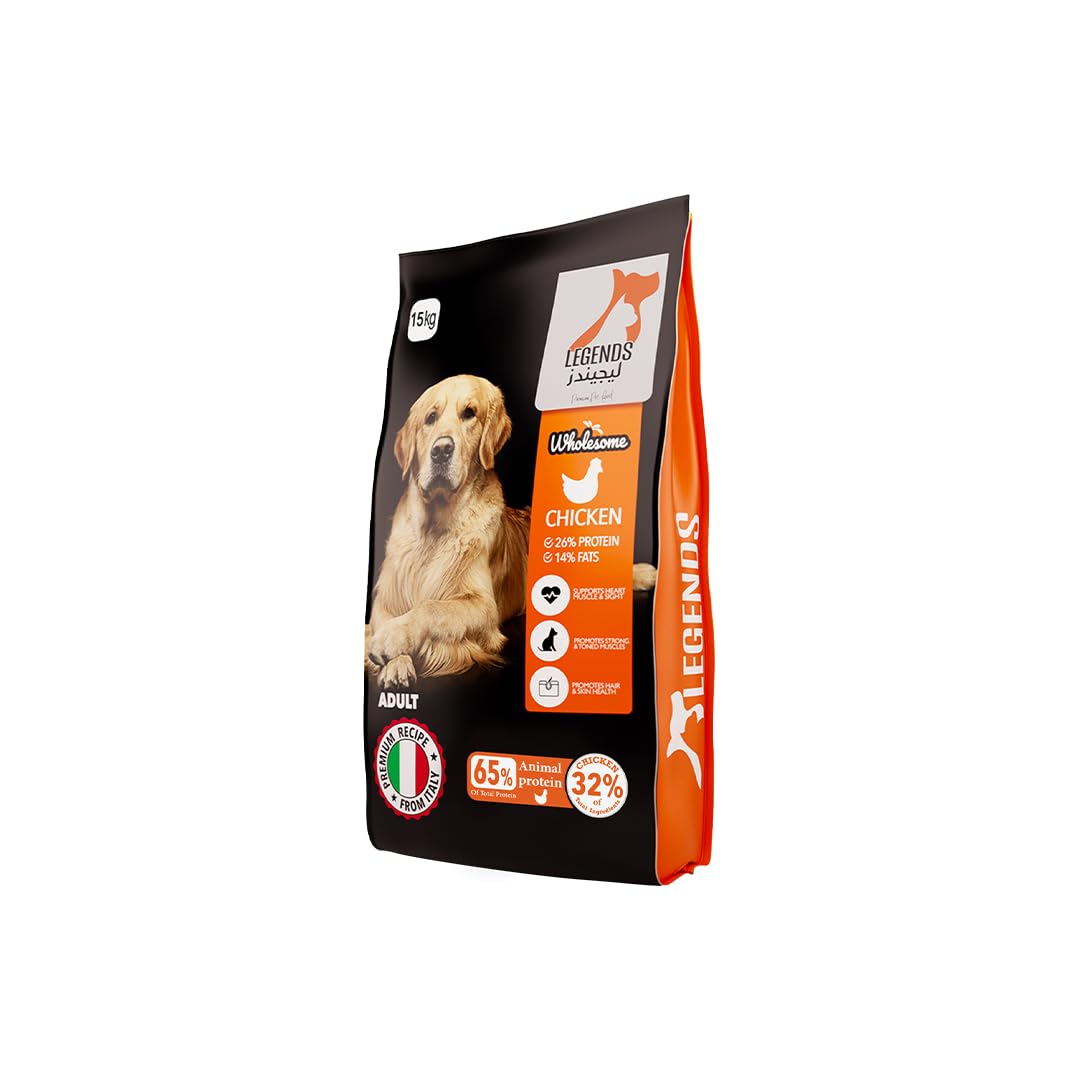 LEGENDS Wholesome Chicken Feed for Adult Dogs 15KG