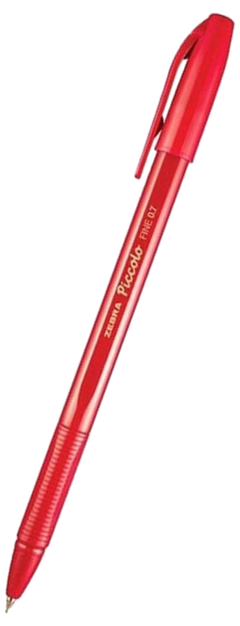 Piccolo Zebra Fine 0.7mm Pack Of 12 Pens Red