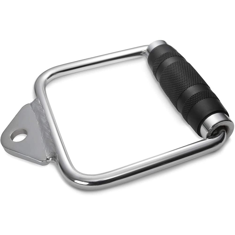 Bukela D Handle Cable Attachment Cable Machine Handle Attachment Lat Pull Down for Weight Workout Home Gym Accessories for Machine