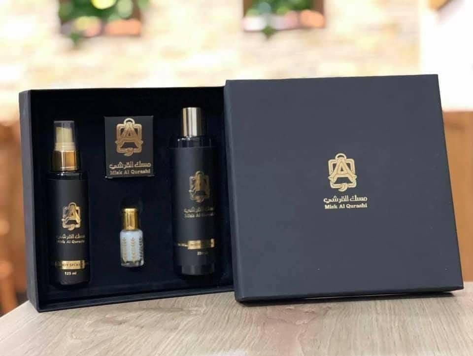 Unisex Original Black Al Qurashi Musk Set