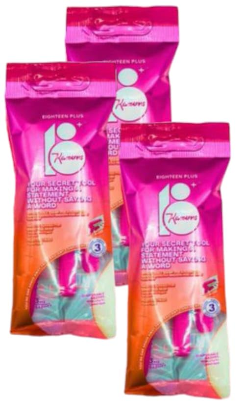 Women's Razors 18+ | Offer 3 Bags x 3 Blades Because You Deserve Lasting Softness..Effortless Shine!